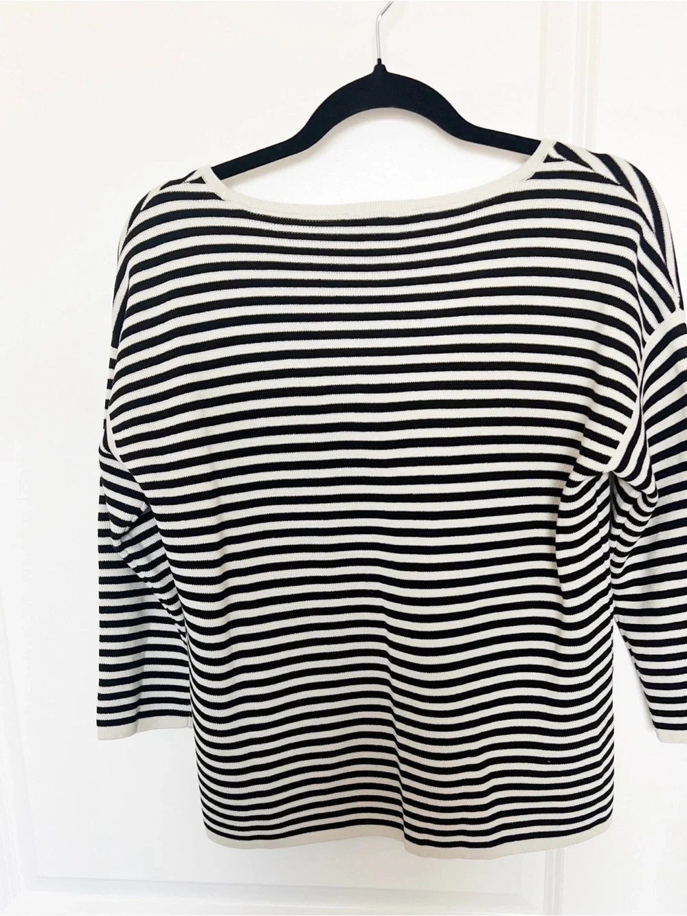 Eileen Fisher Silk Blend Striped Top XS - Picture 2 of 4